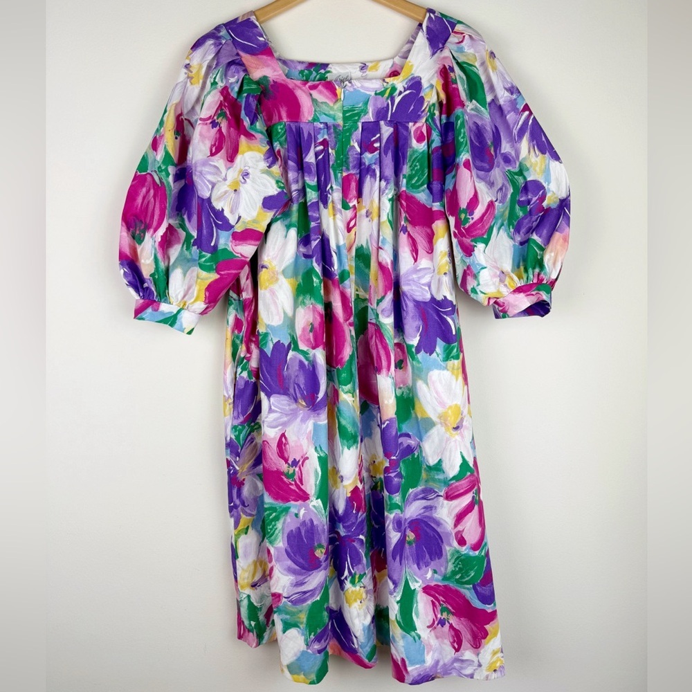 Ariel Vintage 80's Floral House Dress